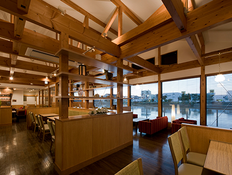 珈琲元年中川本店内観