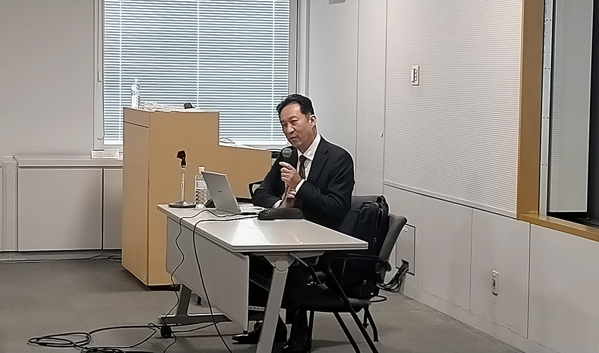 講師の万松青果株式会社　代表取締役会長　中路和宏氏